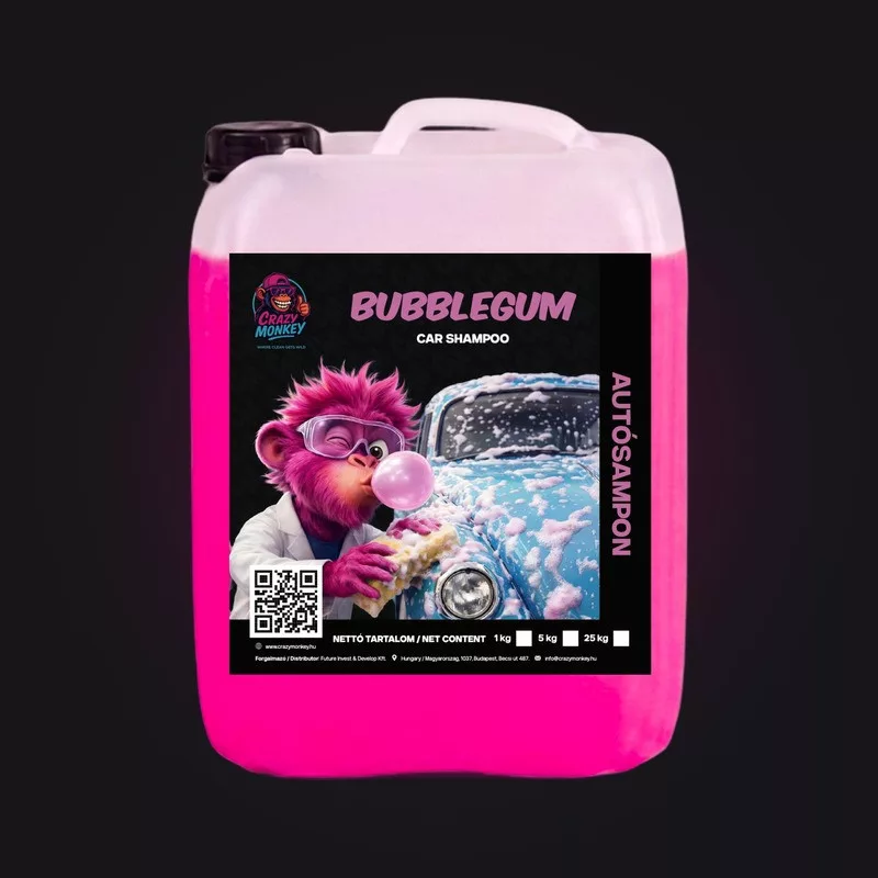 Bubblegum Car Shampoo pH-semleges autósampon 25kg