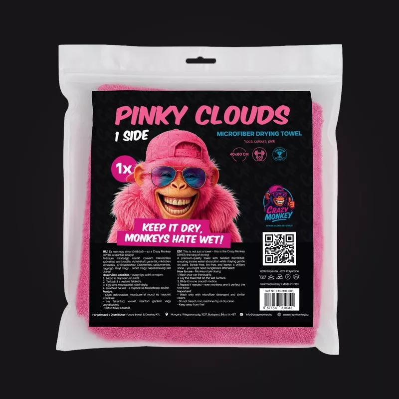 Pinky Clouds – egyoldalas autótörölköző