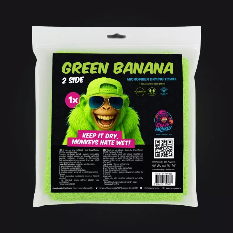 Green Banana – kétoldalas autótörölköző