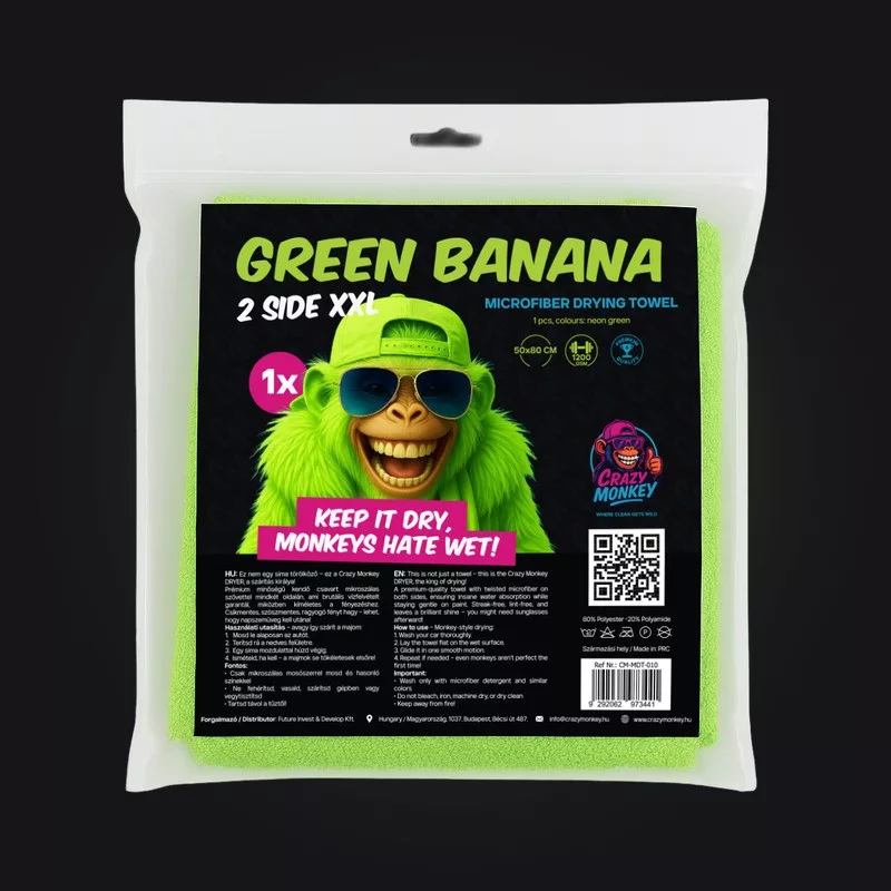Green Banana XXL autótörölköző