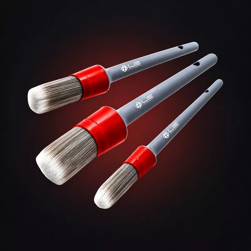 Liquid Elements Grey Soft Brush detailing ecsetkészlet – 3 db